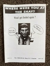 Bury FC Fanzine. Where Were You At The Shay? Original Bury Fanzine Issue 20 1995