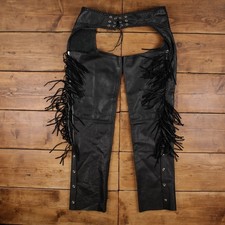 In Step Leather Chaps Trousers