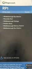 Stagecoach Teesside RP1 Timetable
