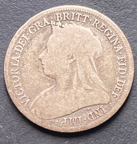 1899 victoria silver shilling - 1899,