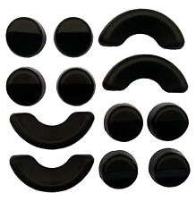 ACCLAIM Wedges Bowlers Rubber 12 Piece Set 8 x 2.8cm Round 4 x 6cm Semi Circle