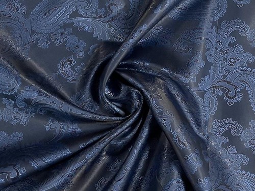 Paisley jacquard satin - paisley,