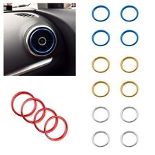 fit for Audi A3 S3 RS3 8V 2013-2020 Aircon Outlet Air Vent Alloy Ring Trims 4Pcs