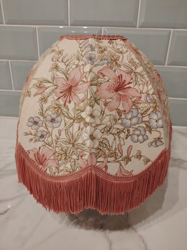 Vintage floral fabric dome - vintage,