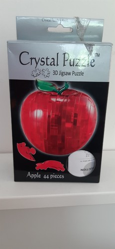 Apple puzzle crystal - 3d,