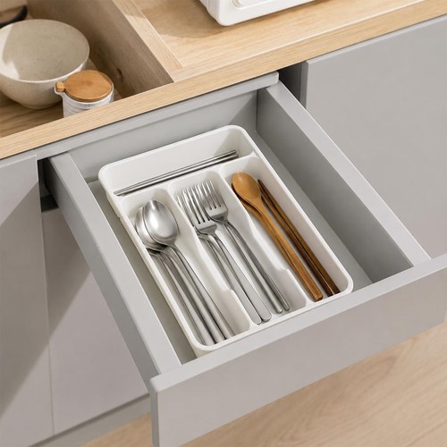 Extend plastic cutlery tray - cutlery,