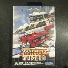 Sega Mega Drive Game Turbo Outrun Boxed Collectors Condition Tested A1
