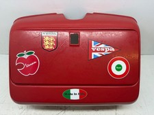 GENUINE VESPA PX P MK1 GLOVEBOX TOOL BOX PAINTED RED