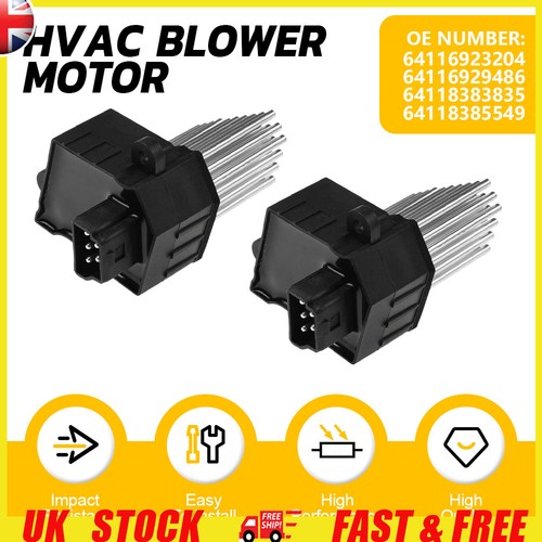 Heater blower motor - 2x,