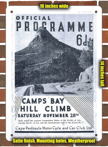 Metal sign 1936 - -, camps