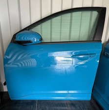HYUNDAI KONA MK1 17-23 FRONT LEFT PASSENGER SIDE DOOR BLUE COMPLETE BLIND SPOT
