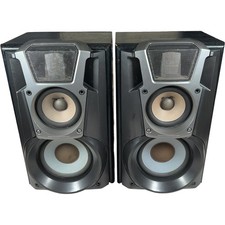 Technics SB-EH600 Speaker System Black Dual Woofer 160W 6 Ohm Made in Spain