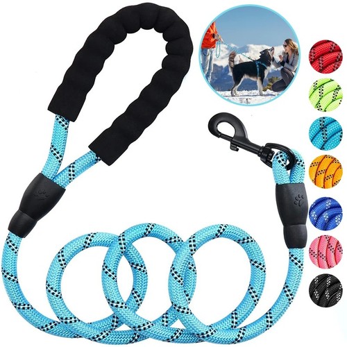 Reflective dog leash - reflective, 3m