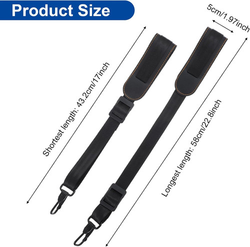 Saxophone strap soft leather - saxophone,