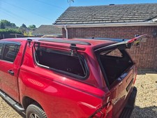 Hilux Mk8-9, 2016-25 Hardtop Crimson Spark Red With SIDE DOORS Truckman Top