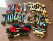 180+ grams Mix Lot Tapestry Wool, Mez Anchor, Phildar, Needlepoise, DMC