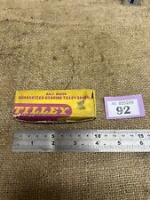 VINTAGE ORIGINAL TILLEY BURNER SPIGOT X 6 IN ORIGINAL BOX - NEW OLD STOCK