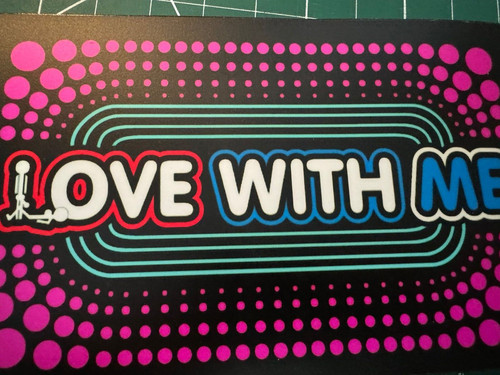 Love with flashing t shirt - love,