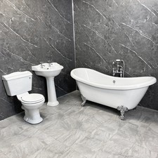 Traditional Slipper Bath Suite