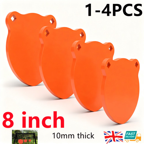 4pcs ar500 steel - 1-4pcs, 8''