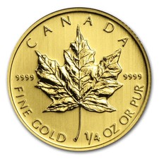 Canadian Maple Leaf 1/4 oz