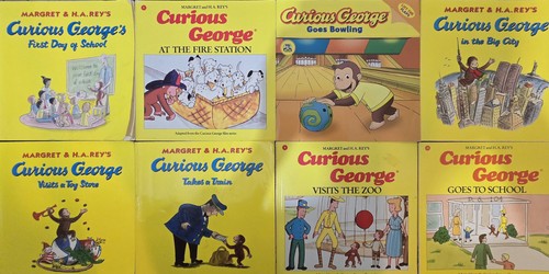 Curious george books lot of - books,