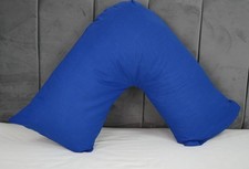 New V Shaped Orthopedic Pillow with Following Color Free Polycotton Pillowcase
