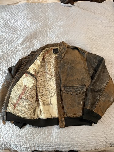 Avirex leather bomber jacket - avirex,