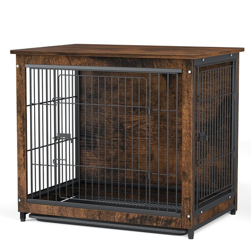 Large double door wood - large, dogs