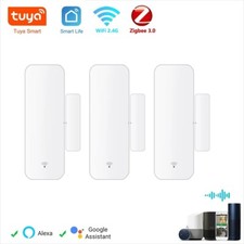 Tuya WiFi Zigbee Door Sensor Contact Sensor Open Closed Detector Smart Home Alar