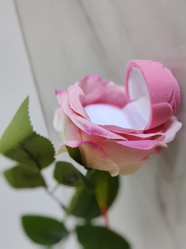 Luxury rose ring - luxury, pink