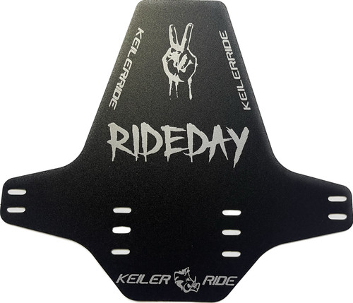 Novelty rideday mudguard - "rideday",