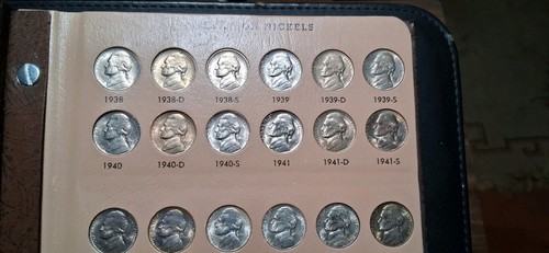 Jefferson nickel collection - nickel,