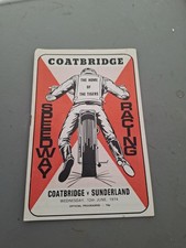 1974 Speedway Programme Coatbridge V Sunderland