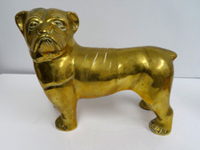 VINTAGE SOLID BRASS BULLDOG