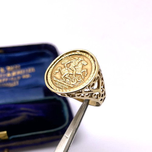 9ct gold george - st,