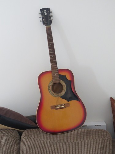 Acoustic guitar used - guitar,