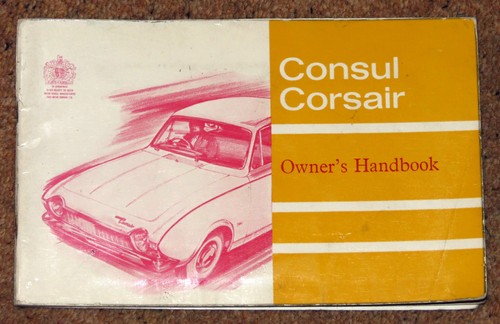 Ford consul corsair owners - ford,