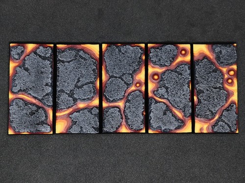 30x60mm square resin cavalry