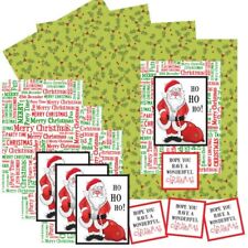 Card Topper Making Kit CHRISTMAS SANTA A6 Papers, Embellishments MAKES 4 (CHILD)