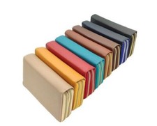 Ladies Plain Double Zip Purse