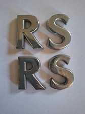 RS Ford Escort mkVI badge letters (for RS 2000) 28mm Tall 2 pairs