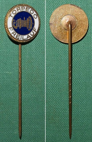 Enamel pin torpedo - torpedo, freewheel
