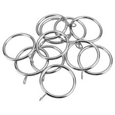 Curtain Rings with Hooks 45mm