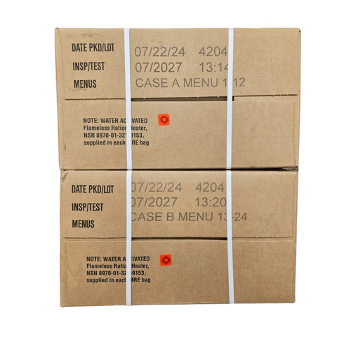 Box mre military - box,