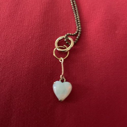 9ct pendant opal - pendant, on