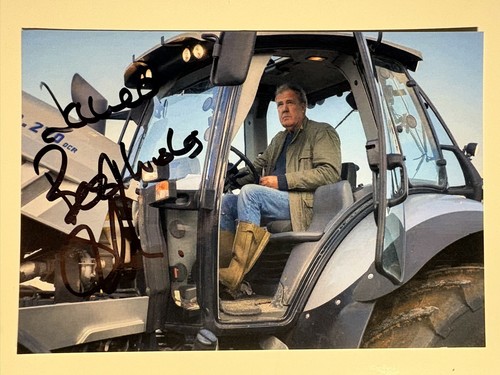 Signed photo jeremy clarkson - signed,