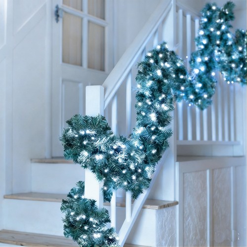9ft bushy christmas garland - 9ft,