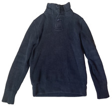 Superdry Jumper | Seadog Henley | Spirit of Japan | Medium | Navy Blue | VGC