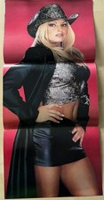 WWE Diva Trish Stratus Double Sided Poster WWF Magazine Feb 2002